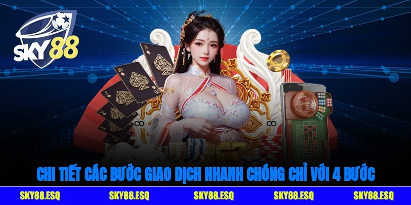 Chi tiết các bước giao dịch nhanh chóng chỉ với 4 bước
