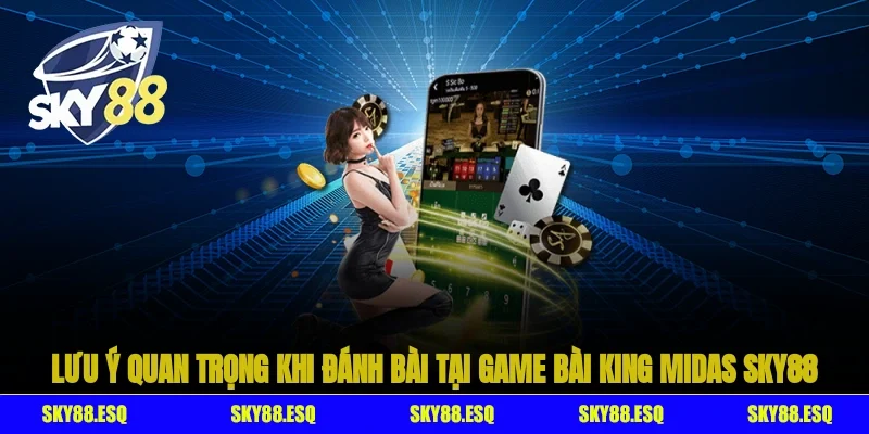 Lưu ý quan trọng khi đánh bài tại game bài King Midas SKY88
